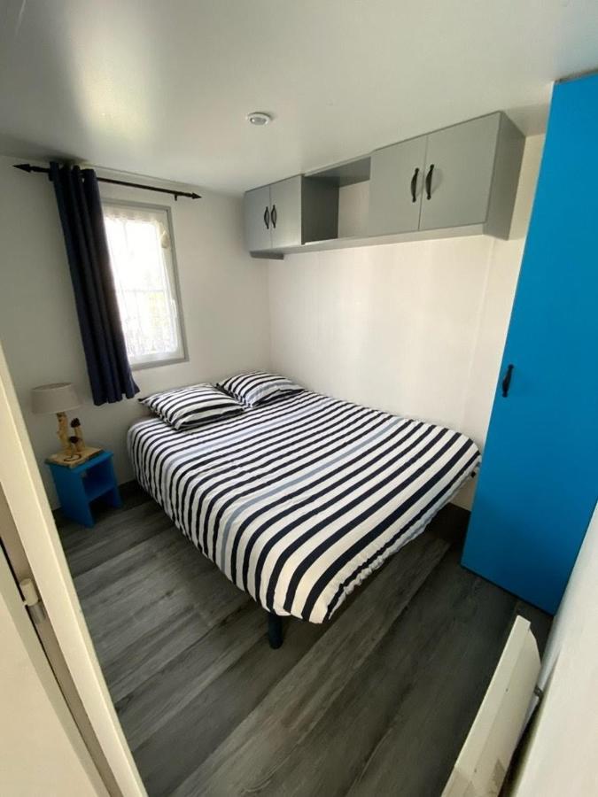 Mobilhome Emplacement 21 Biville-sur-Mer ภายนอก รูปภาพ