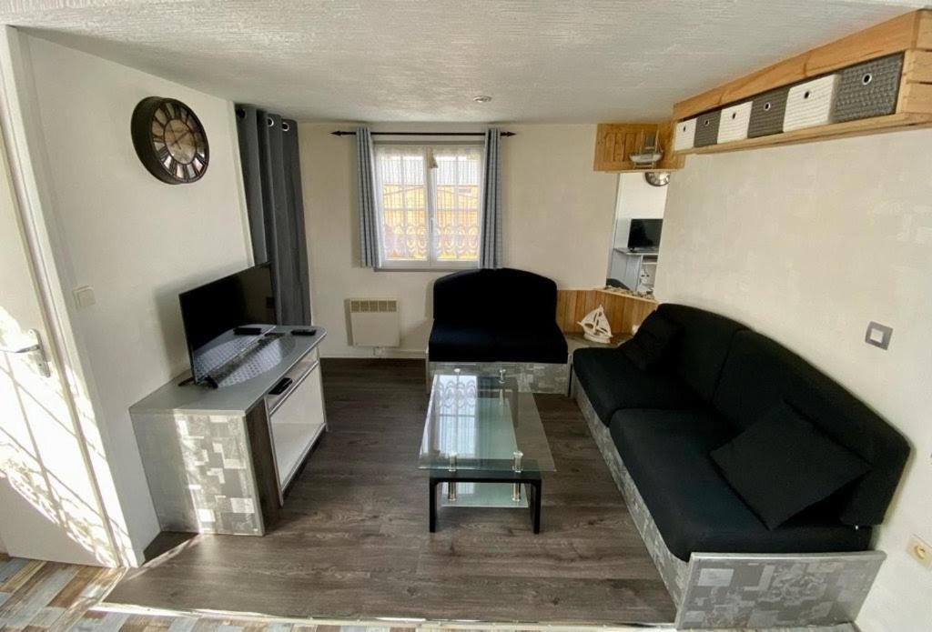 Mobilhome Emplacement 21 Biville-sur-Mer ภายนอก รูปภาพ